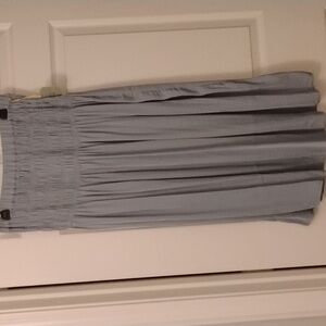 Chic Light Blue A-Line Skirt